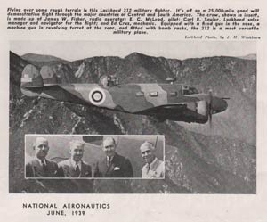 Central America Trip, National Aeronautics, June, 1939